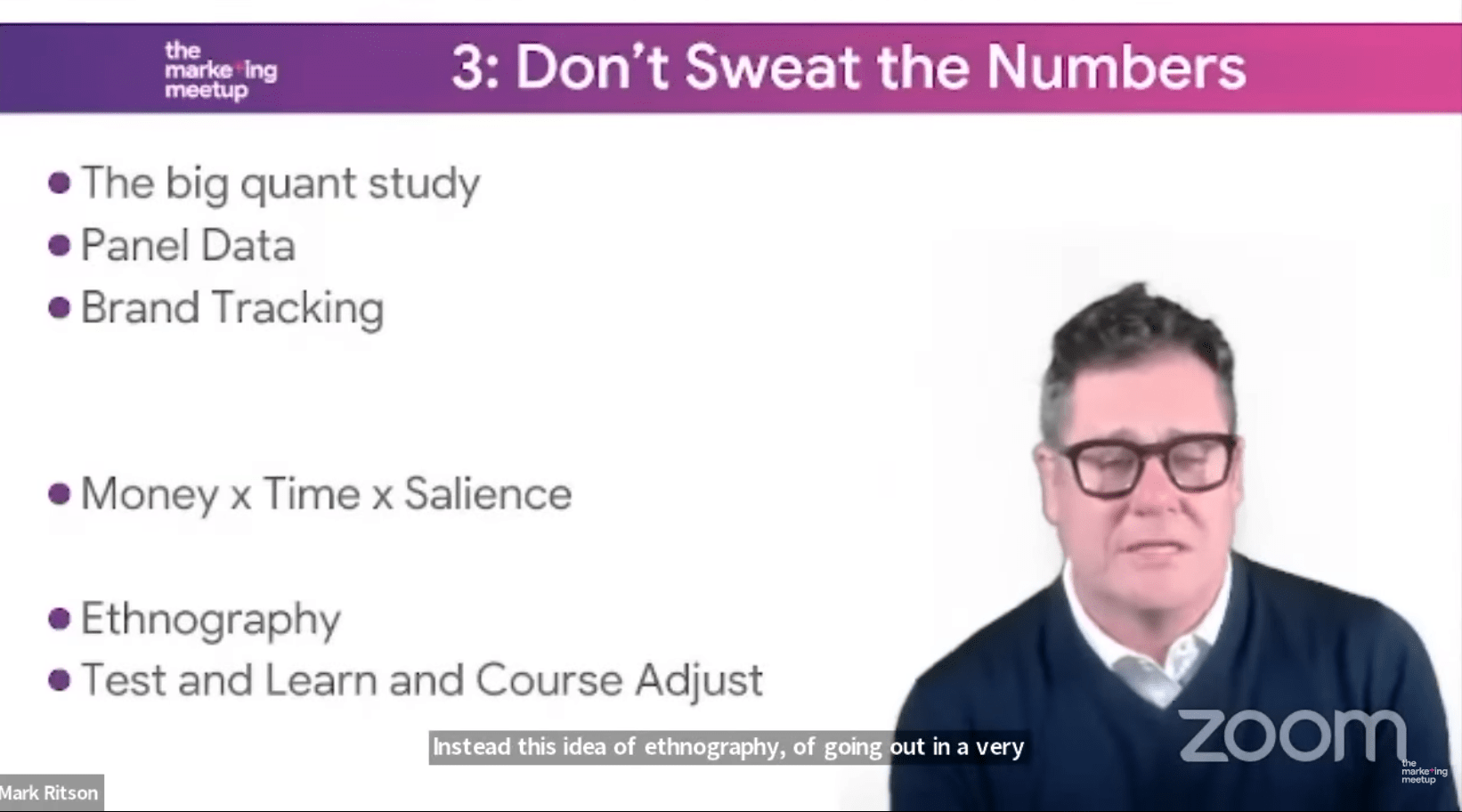Slide showcasing strategy of taking on larger competitors