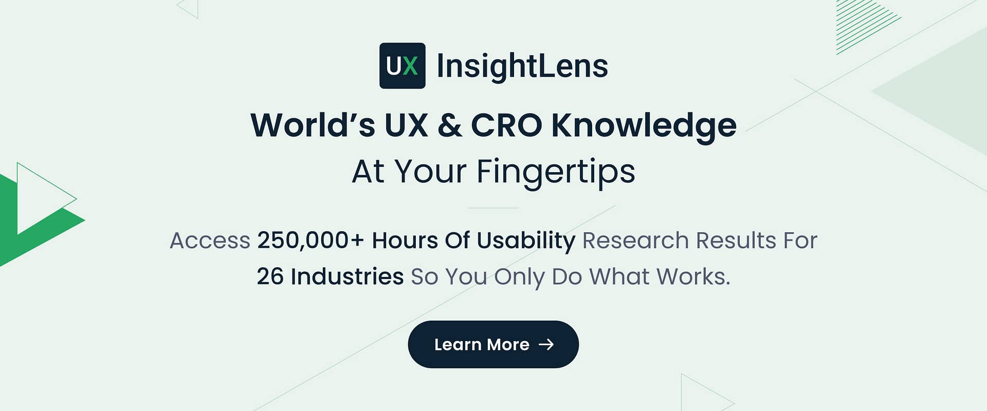 World's UX & CRO Knowledge - UXInsightLens